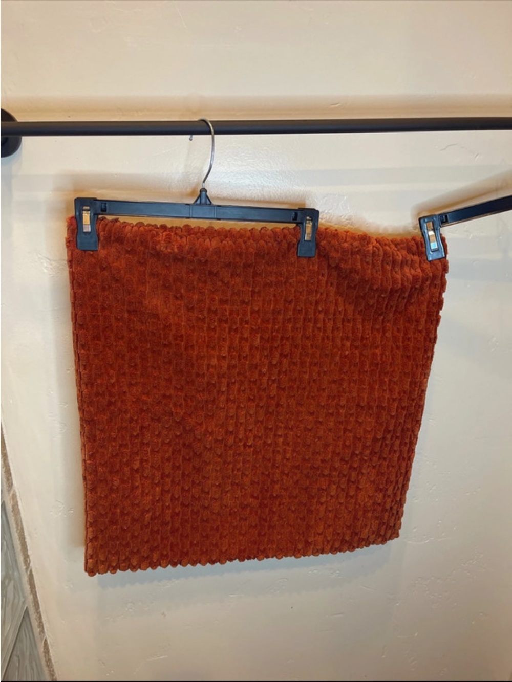 New set of 2- 20x20 pillow covers rustic burnt orange
